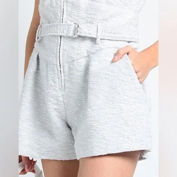 IRO white textured Jumpsuits one piece - Picture 4 of 11